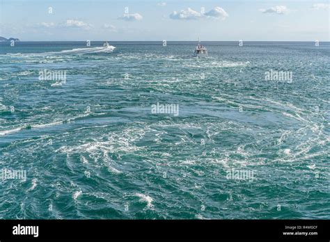 Naruto Whirlpools In Tokushima Stock Photo Alamy