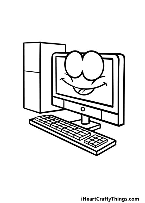 Cartoon Computer Screen