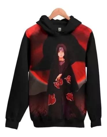 Buzo Full Itachi Uchiha Anime Naruto Top Cuotas sin interés