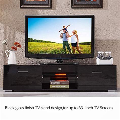 High Gloss Tv Stand With Led Lights Led Tv Stand For 65 Inch Tv