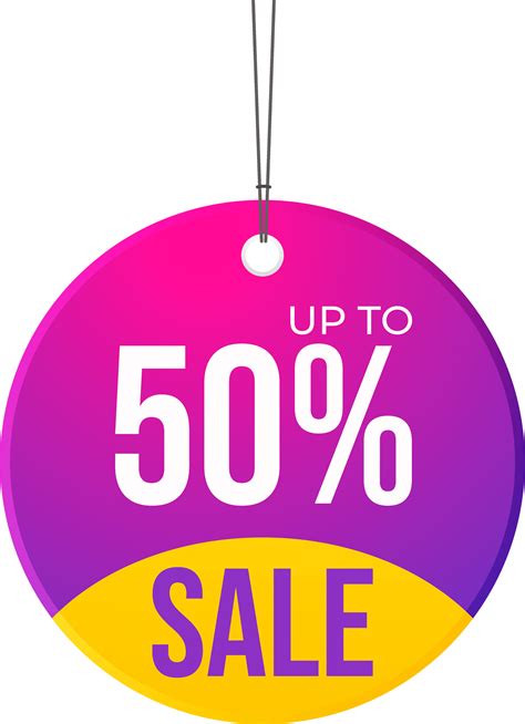 50 Percent Sale Vector PNG Png Sale Vector