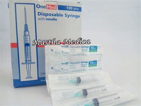 Jual Spuit Alat Suntik Suntikan Disposable Syringe Needle Jarum 10cc