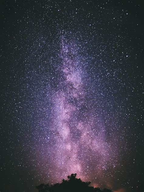 Banco De Imagens Céu Galáxia Noite Fenômeno Atmosférico Objeto Astronômico Roxa