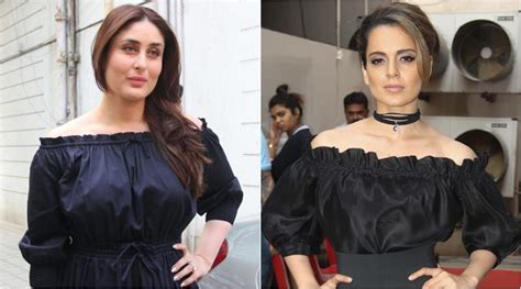 Kareena Kapoor Or Kangana Ranaut Who Pulled The Ruched Off Shoulder