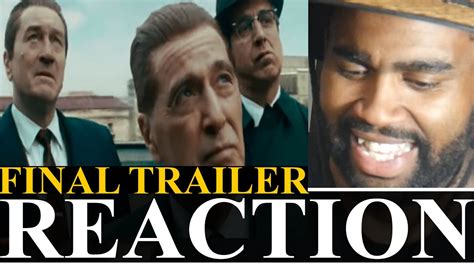 The Irishman Final Trailer Reaction Netflix Youtube