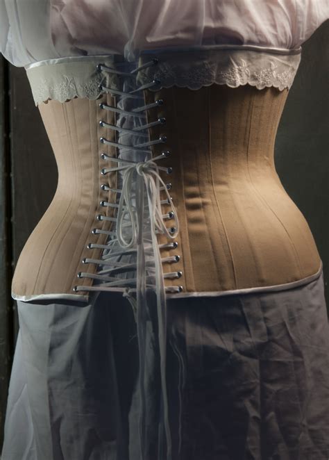 Early Edwardian Corset Size In Cotton Sateen By Prior Attire