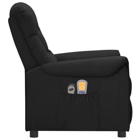 Zerodis Fauteuil Inclinable Lectrique De Massage Noir Similicuir