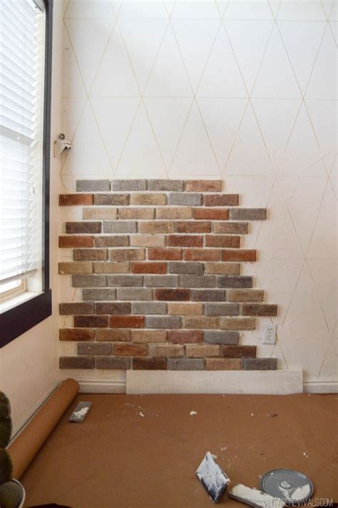 30 Faux Brick Interior Wall Decoomo