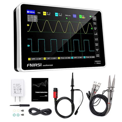 Fnirsi D Tablet Oscilloscope With High Voltage Probe Us Plug