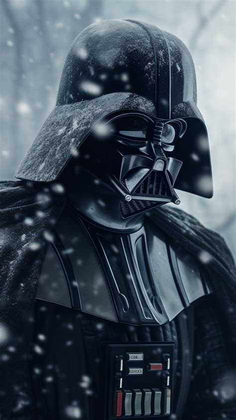 Darth Vader Snow Ambient Vertical Wallpaper Star Wars Tattoo Star