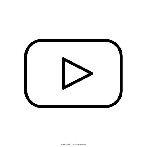 Youtube Logo Coloring Pages Coloring Pages