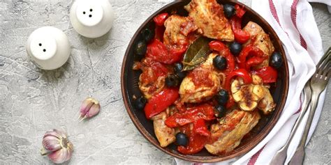 Ricetta Pollo In Umido Con Olive E Peperoni Facile Come Uno Chef