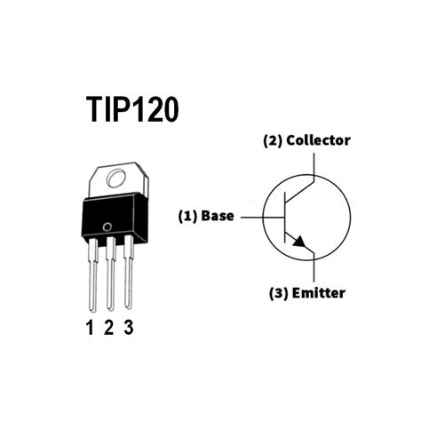 Transistor Darlington TIP120 TO 220