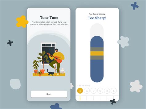Guitar Tuning App Concept by Dana on Dribbble