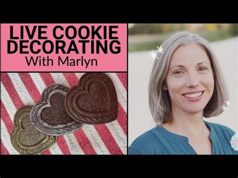 Live Cookie Decorating Cookie Chit Chat With Marlyn Youtube