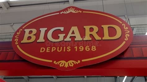 Bigard Brand Sign and Text Store Logo French Meat Processing Company ...