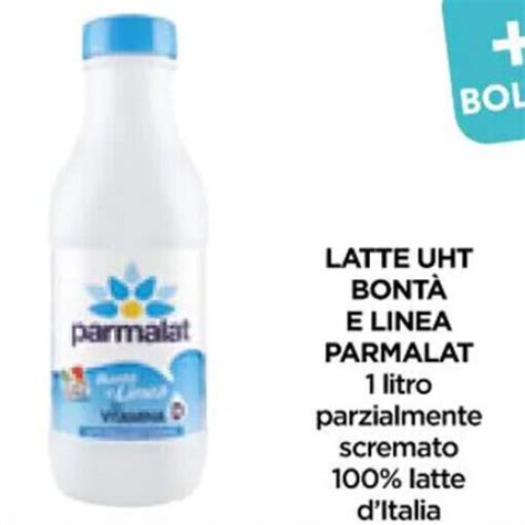 Parmalat Latte Uht Bont E Linea Litro Parzialmente Scremato