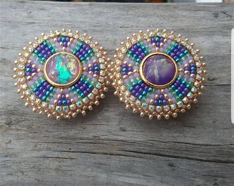 Pin By Tracy Kakakaway On Beadwork Ideas Beautiful Beaded Earring