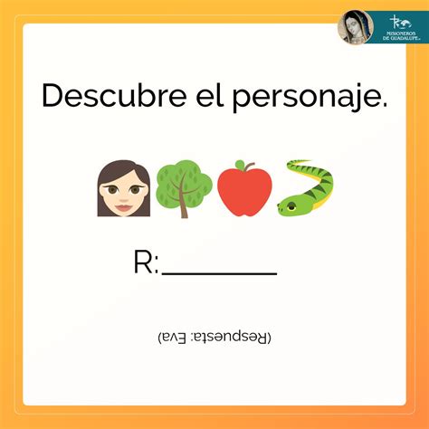 Descubre El Personaje Bíblico Con Emojis 40 Dinamicas Para Grupos De