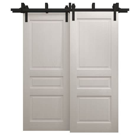 Sliding Closet Barn Bypass Doors 48 X 80 Inches Ego 5012 Painted