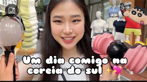 Um Dia Comigo Na Coreia Do Sul Passeando Myongdong Kpop Store