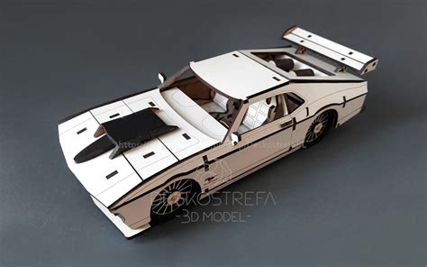 Laser Cut File Ford Mustang 3d Wooden Puzzle Laser Cut 3d Etsy