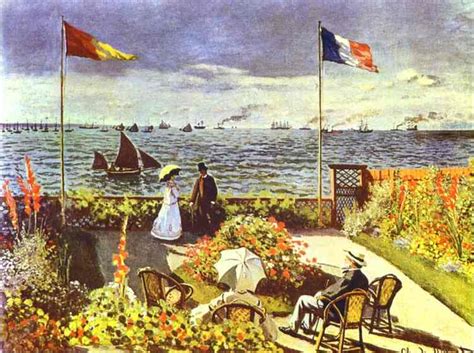 Reprodu Es De Pinturas Terra O Em Saint Adresse Por Claude Monet