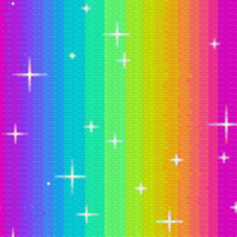 Rainbow Sparkle Pixel Background Sparkle Rainbow Pixel Tile