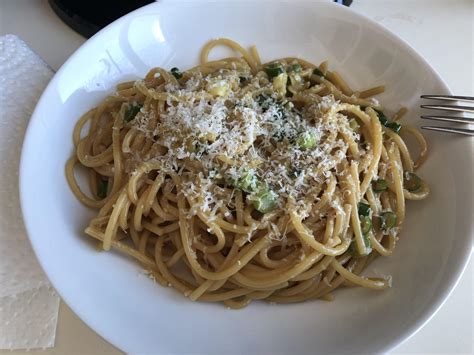 Chinese-Italian fusion - Asian garlic noodles with soy, oyster sauce ...