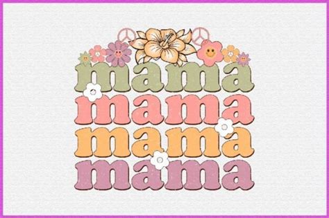 Mama Retro Sublimation Graphic By Creative Art Creative Fabrica