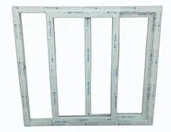 Chanelle Rectangular White UPVC Sliding Glass Window Grade Of Material