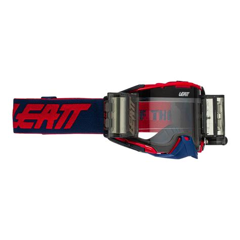 Leatt Goggle Velocity 6 5 Roll Off Red Blu Clear Lens Tracktion