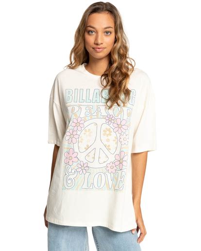 Peace And Love T Shirt For Women Billabong