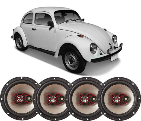 Kit Alto Falante Bravox Original Volkswagen Fusca 200wrms 4p