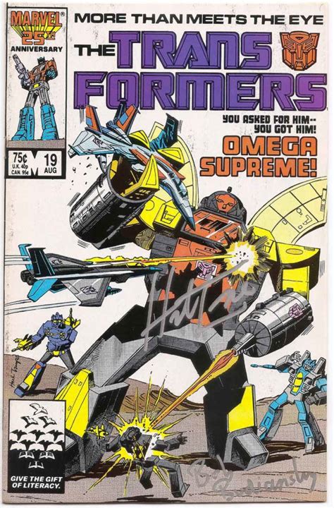 Transformers 19 Signed Herb Trimpe And Bob Budiansky Brooklyn Comic Shop