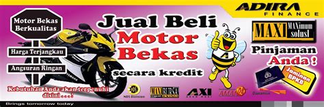 Spanduk Jual Beli Motor Bekas Homecare