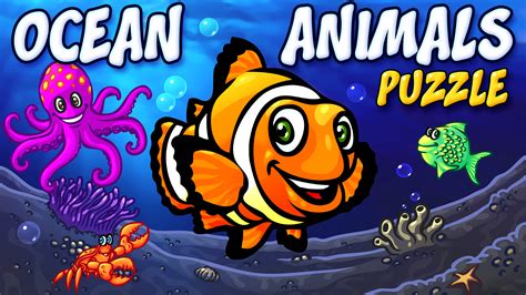 Ocean Animals Puzzle - Preschool Animal Learning Puzzles Game for Kids & Toddlers Box Shot for ...