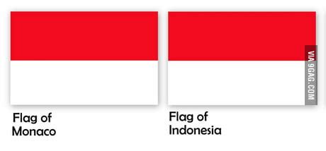 Poland Monaco And Indonesia Flag - 10000 Best R Vexillology Images On ...