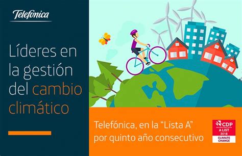 Telefónica Reconocida Como Líder Global En La Lucha Contra Cambio