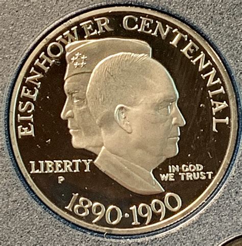 Prestige Set 6 Proof Coins Including Us Eisenhower Centennial Coin P