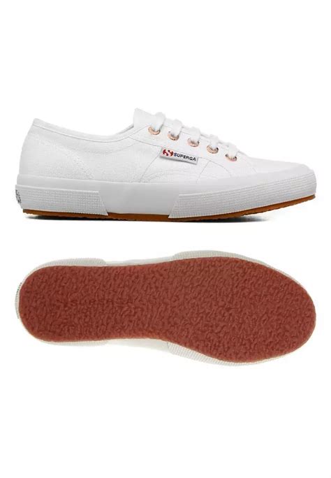 Buy Superga Cotu Classic White Rose Gold Sneakers Online