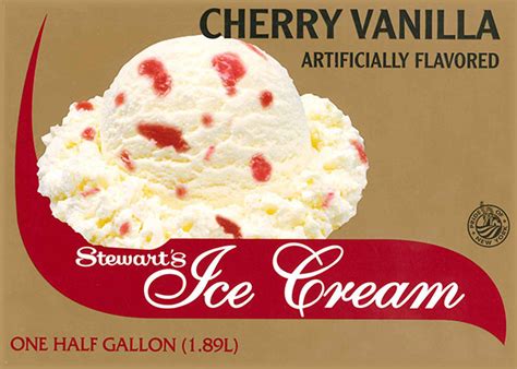 Classic Cherry Vanilla Ice Cream Flavor Stewart S Shops