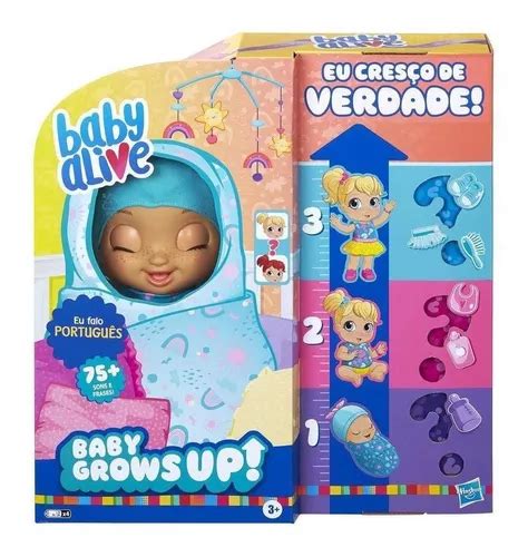 Nova Baby Alive Grows Up Surprise Cresce Feliz E Fala Hasbro