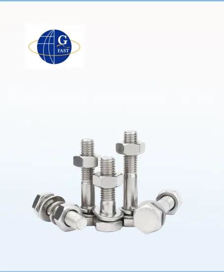 Customize Fastener Double Ended Threaded Rod Stud Bolts And Nuts Bolt