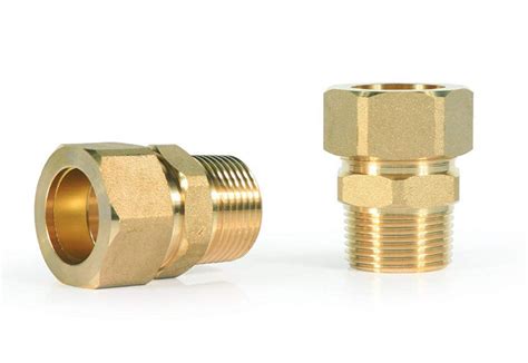 1 2 Comp X 3 4 NPT Compression Union Fitting OEM Brass Compression