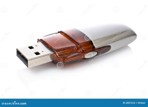 Memoria Del Mecanismo Impulsor De La Pluma Del USB Imagen De Archivo