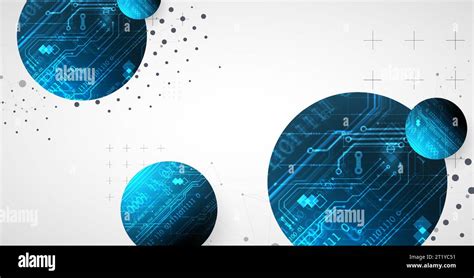 Abstract Technology Background Communication Concept Futuristic