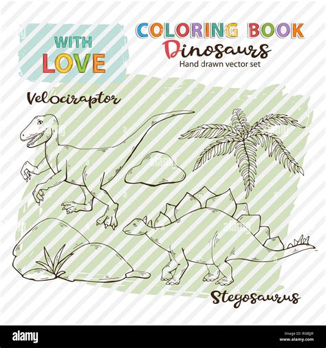 Dinosaures Coloriage Banque De Photographies Et Dimages Haute