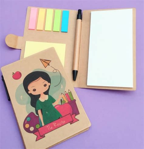 MEMO SET LIBRETA ECO EDUCADORA Y TÉCNICO Color Violeta