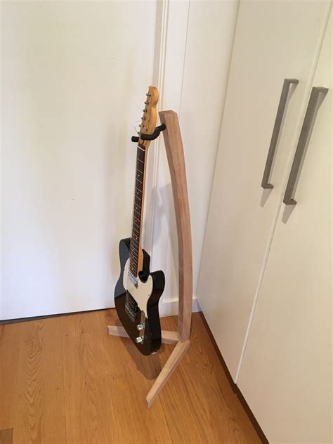 Wooden Acoustic Electric Guitar Stand Maple Gary Hugos Woodshop